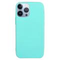 Anti-Vingerafdruk Matte iPhone 14 Pro Max TPU Case - Baby blauw