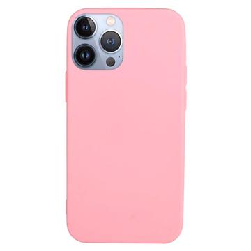 Anti-Vingerafdruk Matte iPhone 14 Pro Max TPU Case - Roze