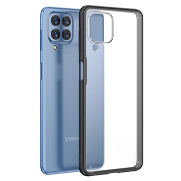 Anti-Shock Samsung Galaxy M53 Hybrid Case - Zwart / Doorzichtig