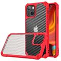 Anti-Shock iPhone 14 Pro Hybrid Case - Carbon Fiber