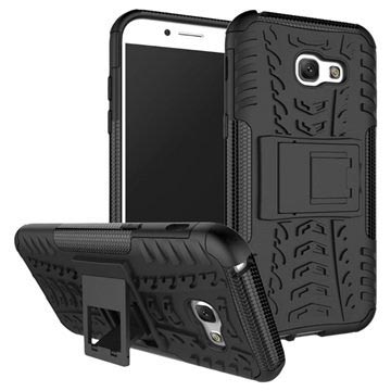 Samsung Galaxy A5 (2017) Anti-Slip Hybrid Case - Zwart