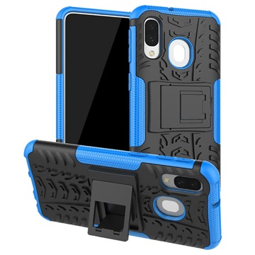 Anti-Slip Samsung Galaxy A40 Hybrid Case met Standaard