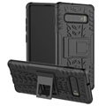 Anti-Slip Samsung Galaxy S10 Hybrid Case met Standaard