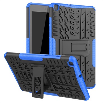Anti-Slip Samsung Galaxy Tab A 8.0 (2019) Hybrid Case - Blauw / Zwart