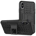 iPhone X / iPhone XS Anti-Slip Hybrid Case - Zwart