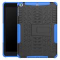 iPad 9.7 2017/2018 Anti-Slip Hybride Hoesje met Standaard - Blauw / Zwart