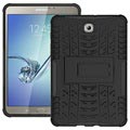 Samsung Galaxy Tab S2 8.0 T710, T715 Anti-Slip Hybrid Cover - Zwart