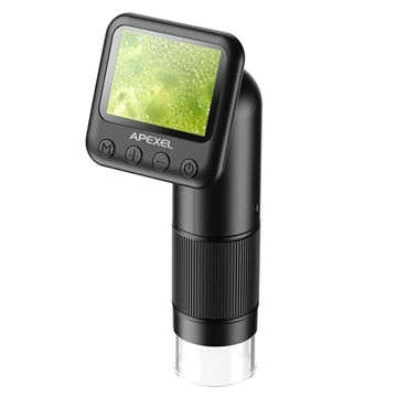 Apexel MS008 Draagbare Digitale Microscoop met LED-licht - 12X-24X