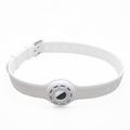 Apple AirTag 1/2 siliconen halsband voor honden en katten - Wit