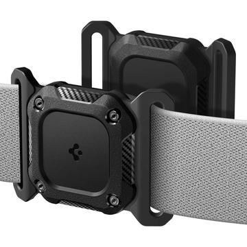 Apple AirTag 1/2 Spigen Tough Armor hoesje voor dierenhalsband - Zwart
