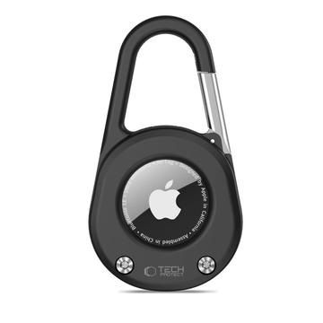 Apple AirTag 1/2 Tech-Protect sleutelhanger met schuifslot - Zwart