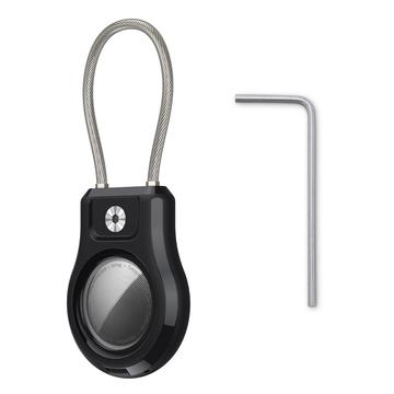 Apple AirTag/AirTag 2 Behuizing met Roestvrij Stalen Riem