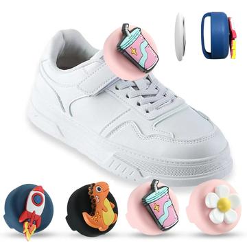 Apple AirTag Tech-Protect glad voor kindersneakers - 4 stuks. - Kleurrijk