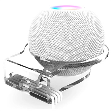 Apple HomePod Mini Smart Speaker Muurbeugel - Doorzichtig