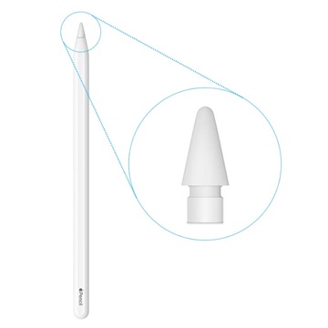 Apple Pencil-Punten MLUN2ZM/A - 4 Stuks - Wit