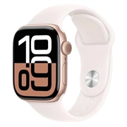 Apple Watch 10 GPS MWWH3QN/A - Aluminium, Lichtroze Sportband, S/M, 42mm - Roségoud