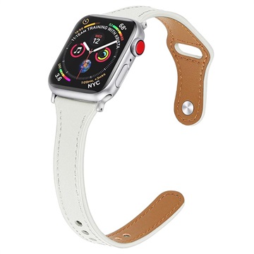 Apple Watch Ultra 2/Ultra/9/8/SE (2022)/7/SE/6/5/4/3/2/1 Leder Bandje - 42mm, 44mm