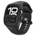 Apple Watch Series 10 Spigen Liquid Air Pro Hoesje met band - 46mm - Matzwart