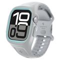 Apple Watch Series 11/10 Spigen Liquid Air Pro Hoesje met band - 46mm - Grijs