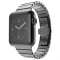 Apple Watch Series 10/9/8/SE (2022)/7/SE/6/5/4/3/2/1 Roestvrij Staal Bandje - 42mm/41mm/40mm/38mm - Zwart