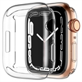 Apple Watch Series 9/8 TPU Hoesje met Screenprotector - 45mm - Doorzichtig