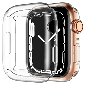 Apple Watch Series 9/8 TPU Hoesje met Screenprotector - 45mm