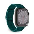 Apple Watch Series 11/10/9/8/SE 3/SE (2022)/7/SE/6/5/4/3/2/1 Puro Loop Band - 42mm, 40mm, 38mm - Donkergroen