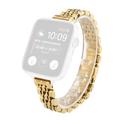 Apple Watch Series 10/9/8/SE (2022)/7/SE/6/5/4/3/2/1 Roestvrij Staal Elegant Bandje - 42mm/41mm/40mm/38mm - Goud