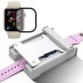 Apple Watch Series SE 3/SE (2023)/SE (2022)/SE/6/5/4-schermbeschermer met stofvrije installatieset - 40mm - zwarte rand