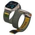 Apple Watch Series Ultra 2/Ultra/10/9/8/7/6/SE (2022)/SE Spigen Athlex Air Riem - 49mm/46mm/45mm/44mm - Actief Groen