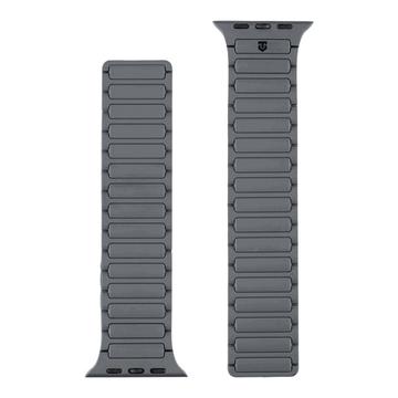 Apple Watch Series Ultra 2/Ultra/10/9/8/SE (2022)/7/SE/6/5/4/3/2/1 Tactical MagBand Bandje - 49mm/46mm/45mm/44mm/42mm - Grijs