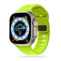 Apple Watch Series Ultra 2/Ultra/10/9/8/SE (2022)/7/SE/6/5/4/3/2/1 Tech-Protect IconBand Line Siliconen Bandje - 49mm/46mm/45mm/44mm/42mm - Lime