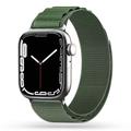Apple Watch Series Ultra 2/Ultra/10/9/8/SE (2022)/7/SE/6/5/4/3/2/1 Tech-Protect Nylon Pro Strap - 49mm/46mm/45mm/44mm/42mm - Militair groen