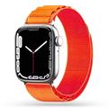 Apple Watch Series Ultra 2/Ultra/10/9/8/SE (2022)/7/SE/6/5/4/3/2/1 Tech-Protect Nylon Pro Bandje - 49mm/46mm/45mm/44mm/42mm - Oranje