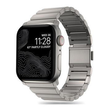 Apple Watch Series Ultra 2/Ultra/10/9/8/SE (2022)/7/SE/6/5/4/3/2/1 Tech-Protect SteelBand Roestvrij Stalen Band - 49mm/45mm/44mm/42mm