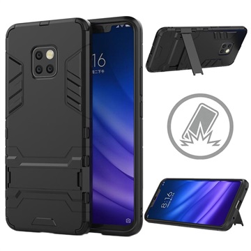 Armor Series Huawei Mate 20 Pro Hybrid Case met Standaard - Zwart