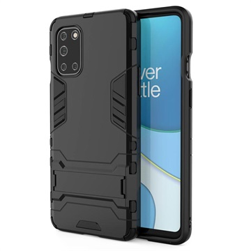 Armor Serie OnePlus 8T Hybride Hoesje met Statief - Zwart