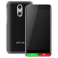 Artfone Smart 500 Senioren Telefoon - 4G, SOS - Zwart