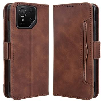 Asus ROG Phone 9 kaarthouder portemonnee hoesje - Bruin