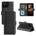 Asus ROG Phone 9 Pro Portemonnee Hoesje met Magnetische Sluiting - Kalf Textuur - Zwart
