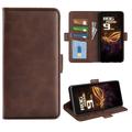 Asus ROG Phone 9 Pro Portemonnee Hoesje met Magnetische Sluiting - Kalf Textuur