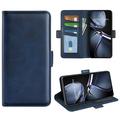 Asus Zenfone 12 Ultra Portemonnee Hoesje met Magnetische Sluiting - Kalf Textuur - Blauw