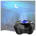 Aurora Star Nachtlamp met Bluetooth Speaker AC6923 - Zwart
