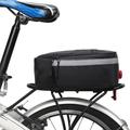 B-SOUL fiets MTB racefietstas reflecterende bagagedrager staarttas fietsopbergtas met veiligheidsachterlicht - Zwart