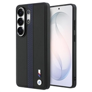 Samsung Galaxy S26 Ultra BMW M Perforated Stripes and Metal Logo magnetische hoesje - blauw / zwart
