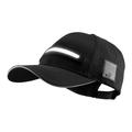 BQ-TD3 Oplaadbare LED Baseball Cap met 3 verlichtingsmodi - Zwart