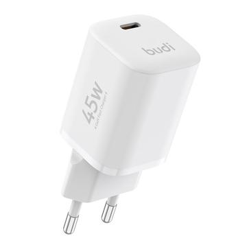 BUDI AC020EW GaN Snelle USB-C Oplader 45W - Wit