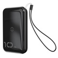 Baseus Mini S 2-in-1 Snel Powerbank & Draadloze Oplader - 10000mAh