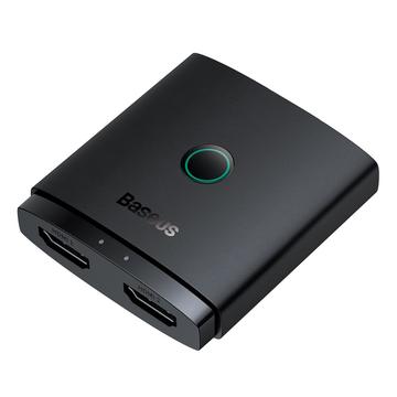 Baseus AirJoy 2-in-1 Bidirectionele HDMI-schakelaar - Zwart