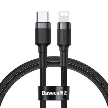 Baseus Cafule USB-C naar Lightning kabel - 20W, 1m